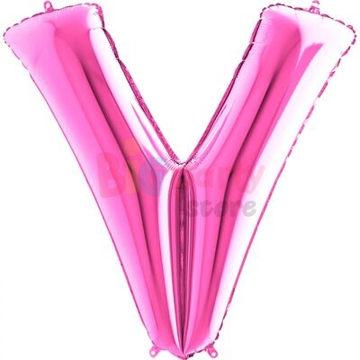 Folyo Balon Grabo 100 Cm Pembe Harf - 21