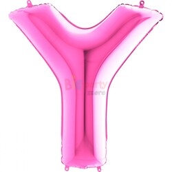 Folyo Balon Grabo 100 Cm Pembe Harf - 22