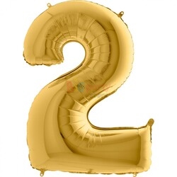 Folyo Balon Grabo 100 Cm Gold Rakam 9 - 4