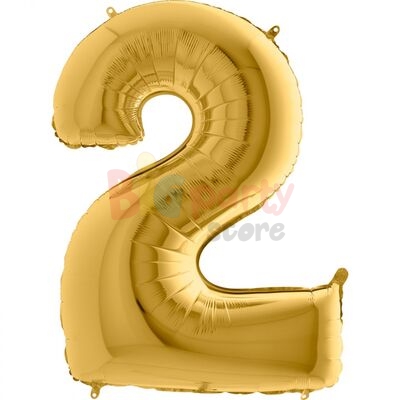 Folyo Balon Grabo 100 Cm Gold Rakam 9 - 4