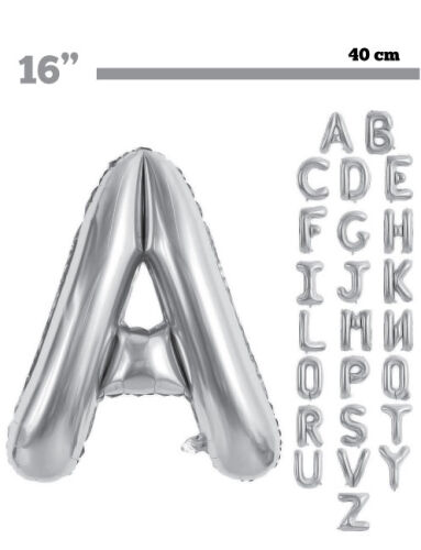 Folyo Balon 40 Cm Gümüş Harf - 
