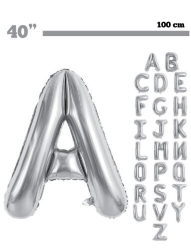 Folyo Balon 100 Cm Gümüş Harf - 