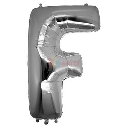 Folyo Balon 100 Cm Gümüş Harf - 18