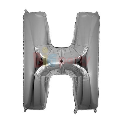 Folyo Balon 100 Cm Gümüş Harf - 16