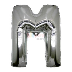 Folyo Balon 100 Cm Gümüş Harf - 12
