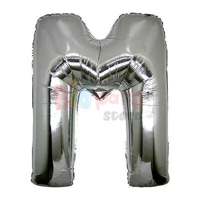 Folyo Balon 100 Cm Gümüş Harf - 12