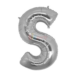 Folyo Balon 100 Cm Gümüş Harf - 7