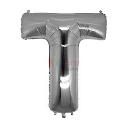 Folyo Balon 100 Cm Gümüş Harf - 6