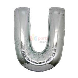 Folyo Balon 100 Cm Gümüş Harf - 5