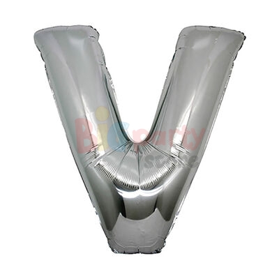 Folyo Balon 100 Cm Gümüş Harf - 4