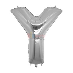 Folyo Balon 100 Cm Gümüş Harf - 3