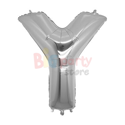 Folyo Balon 100 Cm Gümüş Harf - 3