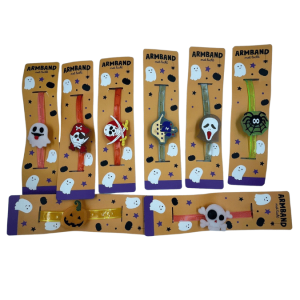 Halloween Figürlü Bileklik Işıklı 12 Parça - 4