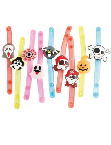 Halloween Figürlü Bileklik Işıklı 12 Parça - 