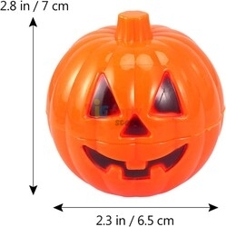 Halloween Bal Kalbağı Figürlü Ledli 7 cm - 2