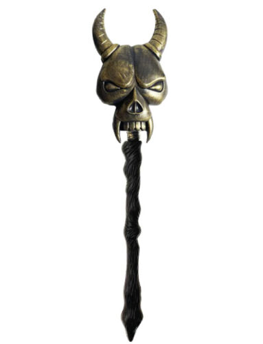 Halloween Çubuklu Balta İskelet Boynuzlu Eskitme Model 62 CM - 