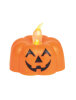 Halloween Baskılı Ledli Tealight Mum Bal Kabaklı - 1