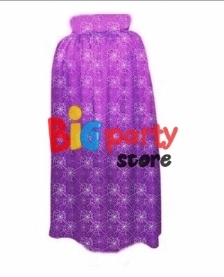 Halloween Çocuk Pelerin Şapka Set Renkli 80 cm (Renk Seçiniz) - 2