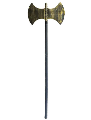 Halloween Çubuklu Çift Yönlü Eskitme Balta 100 Cm - 