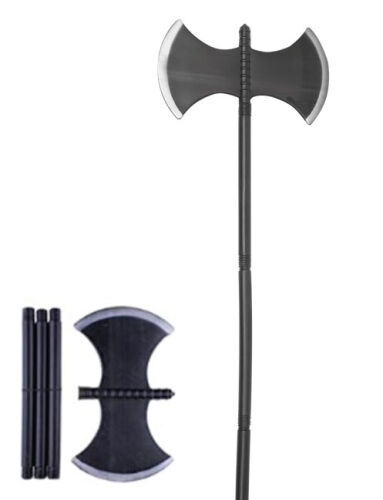 Halloween Geçmeli Çubuklu Çift Yönlü Balta 100 Cm - 