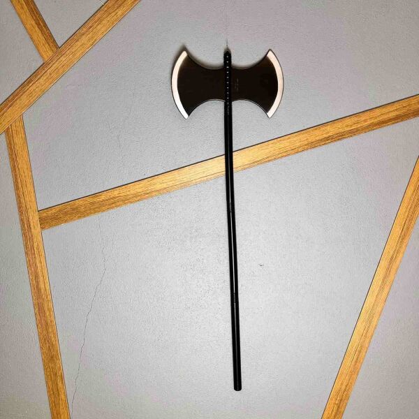 Halloween Geçmeli Çubuklu Çift Yönlü Balta 100 Cm - 3