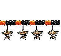 Halloween Garland Uzar Süs Örümcek Figürlü 3mt - 