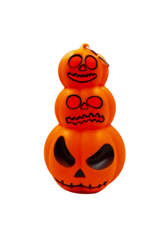 Halloween Işık Fener Bal Kabağı 12 Cm Turuncu - 1