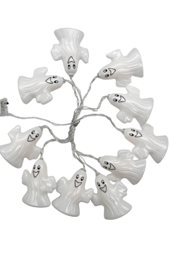Halloween Işık Led Hayalet Figür Plastik Model 10 Işık - 2
