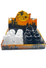 Halloween Işıklı Fener İskelet 8 Cm Siyah Beyaz 12 Parça - 2