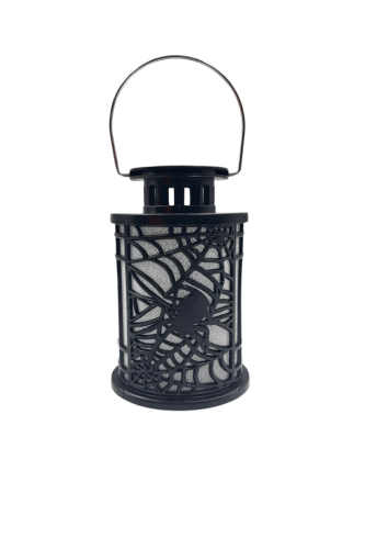 Halloween Işıklı Fener Silindir Model 10 Cm 12 Parça - 3