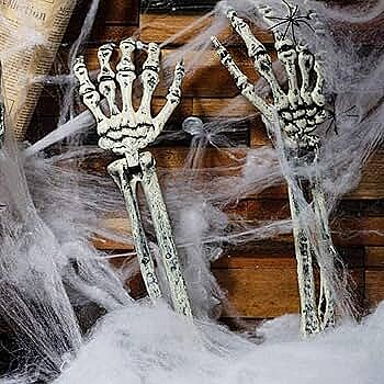 Halloween İskelet El Gömülü 2'li - 
