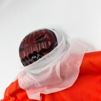 Halloween İskelet Korkuluk 40 Cm Beyaz Kırmızı Bal Kabağı - 2
