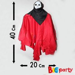 Halloween İskelet Korkuluk 40 Cm Kırmızı - 3
