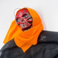 Halloween İskelet Korkuluk 40 Cm Siyah Turuncu - 2