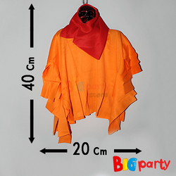 Halloween İskelet Korkuluk 40 Cm Turuncu - 2