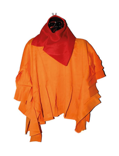 Halloween İskelet Korkuluk 40 Cm Turuncu - 