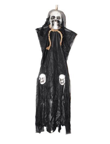 Halloween İskelet Korkuluk 70 Cm Siyah - 