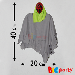 Halloween İskelet Korkuluk Çığlık 40 Cm Gri - 2