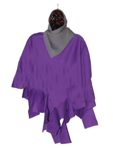 Halloween İskelet Korkuluk Çığlık 40 Cm Mor - 1
