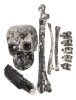 Halloween İskelet Set 6 Parça Beyaz - 1