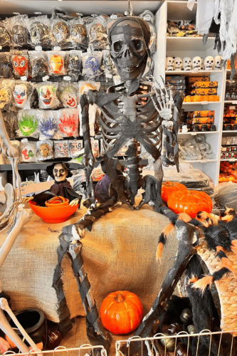 Halloween İskelet Siyah Sesli Sese Duyarlı 170 Cm - 2