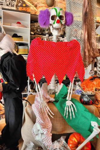 Halloween İskelet Süslü Palyaço 165 Cm - 2