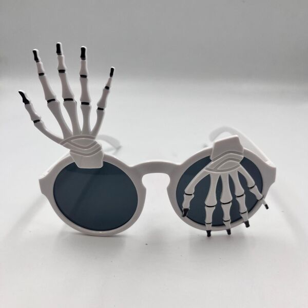 Gözlük İskelet Temalı Beyaz - 2