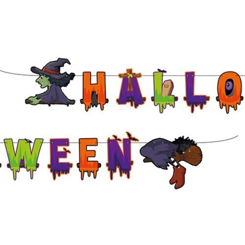 Halloween Kağıt Banner 270 Cm - 1