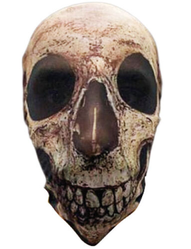 Halloween Korku Maskesi Transparan Kuru Kafa Beyaz - 1