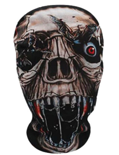 Halloween Korku Maskesi Transparan Kuru Kafa Tek Gözlü - 