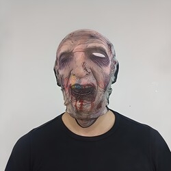 Halloween Korku Maskesi Transparan Zombi - 2