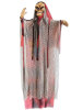 Halloween Korkuluk İskelet Fileli Kırmızı Hareketli 150 Cm - 1