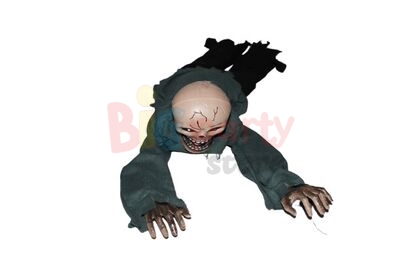 Halloween Korkuluk Sürünen Hareketli Zombi 90 cm - 3