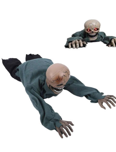 Halloween Korkuluk Sürünen Hareketli Zombi 90 cm - 